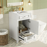 Bathroom Vanity With Sink, Drawer & Soft Closing Door