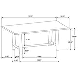 Lytton - Dining Table - Brown Oak