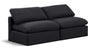 Indulge - Linen 2 Seat Modular Armless Sofa