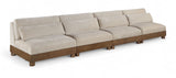 Turin - Fabric Upholstered Modular Sectional - Taupe