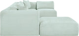 Shaggy - 6 Piece Modular U-Shaped Sectional