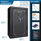 Tall Fireproof Protection Safe Vault