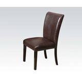 Fraser - Side Chair Set of 2) - Dark Brown Crocodile PU, Espresso