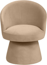 Selene - Upholstered Swivel Dining Chair