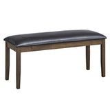 Damica - Bench - Brown / Walnut