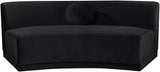 Avra - Velvet Performance Fabric Upholstered Armless Sofa
