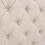 Fontana - Handcrafted Wingback Upholstered Platform Bed Frame