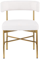 Rivage - Durable Dining Chair With Gold Frame (Set of 2)