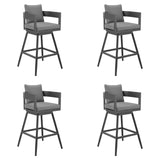 Menorca - Outdoor Patio Swivel Bar Stool Set