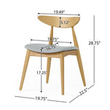 Ergonomic Back Dining Chairs (Set of 2)