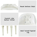 Dorothy - Vanity Chair With Swivel Chair Only - Ivory