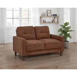 Heather - Track Arm Tufted Loveseat