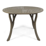Hermosa - Outdoor Acacia Wood Table Circular Design