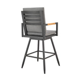 Crown - Outdoor Patio Swivel Bar Stool Set