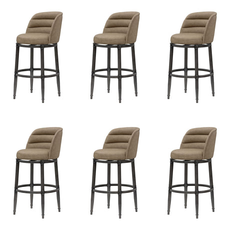Eunice - Faux Leather Upholstered Swivel Barstool