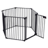 Adjustable Safety Gate Play Yard Metal Doorways Fireplace Fence Christmas Tree Fence Gate For House Stairs Gate Prohibited Area Fence
