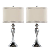 Ashland - 27" Metal Table Lamp (Set of 2) - Beige