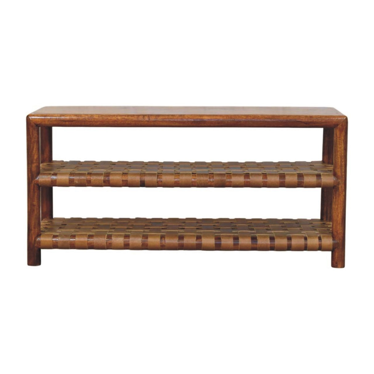 Regency - Woven 2 Slot Shoe Rack - Brown