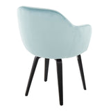 Buena - Dining Chair (Set of 2) - Black Wood Legs