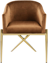 Xavier - Dining Chair with Gold Legs