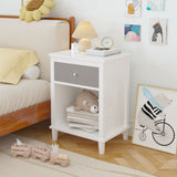 Nightstand With 1 Drawer 1 Shelf