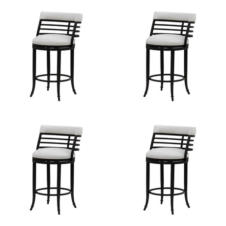 Telia - Upholstered Swivel Counter Height Barstool