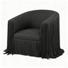 Isle - Swivel Chair With Fringe Accent