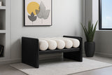 Waverly - Bench With Black Frame