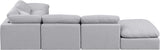 Indulge - Linen 6 Piece Modular Armless Sectional