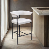Malin - Faux Leather Counter Stool (Set of 2)