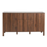 Colored Fluted Sideboard With 3 Doors And 1 Drawer