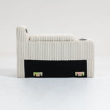 Modular Sofa Coffee Table With Storage Function, Cupholders, USB Ports