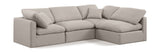 Indulge - Linen 4 Piece Modular Sectional