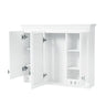 Wall Mount Mirror Cabinet With Adjustable Shelves, Soft Closing Hinges