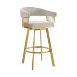 Chelsea - Swivel Fabric Stool