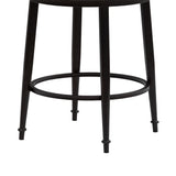 Baxter - Steel Frame Fabric Upholstered Swivel Counter Height Barstool