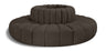 Arc - Boucle Fabric 8 Piece Round Modular Sofa