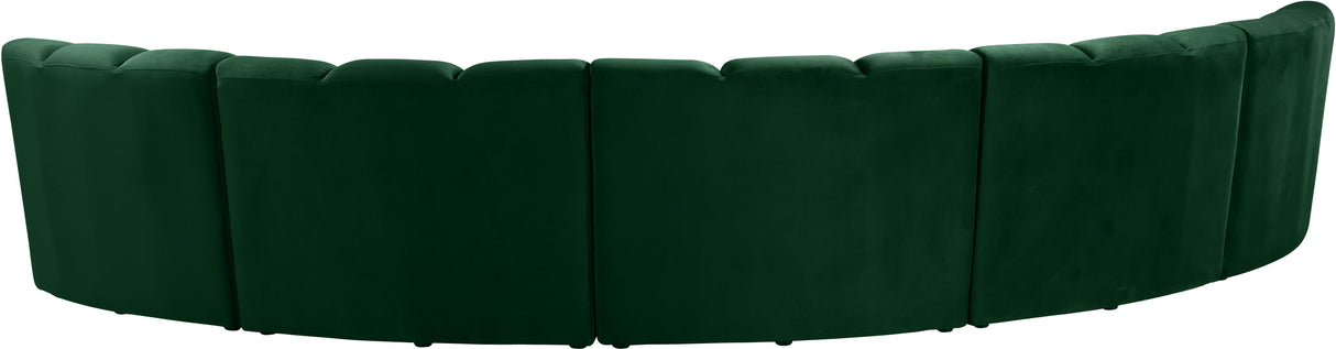 Infinity - 5 Piece Velvet Modular Sectional