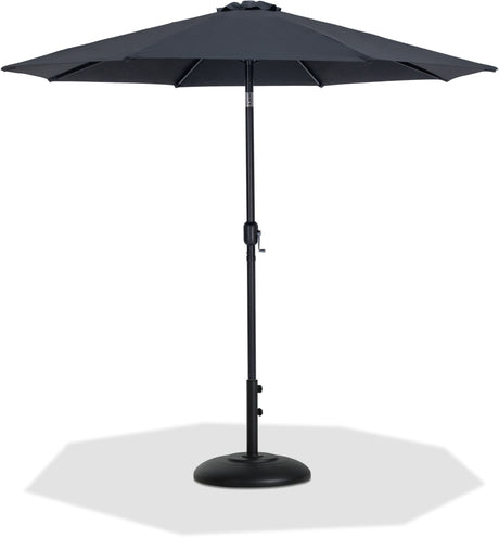 Fiji - Aluminum Patio Umbrella With Round Black Base