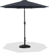 Fiji - Aluminum Patio Umbrella With Round Black Base