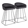 Canary - Counter Stool (Set of 2) - Black Metal