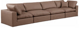 Comfy - Faux Leather Modular Sofa 4 Seats