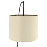 Royal - 3 Arm Arc Floor Lamp, Oil Rubbed Bonze With Linen Shade, 4 Way Rotary Switch - Oil-Rubbed Bronze