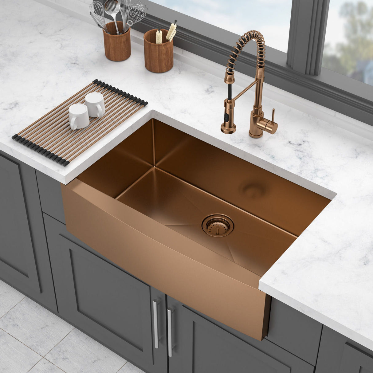 Farmhouse Kitchen Sink, Apron Front