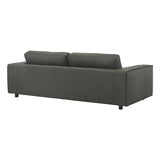 Clayton - Leather Sofa With Track Arms
