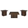 Eldridge - Coffee Table Set With Square Tops