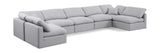Indulge - Linen 7 Piece Modular U-Shaped Sectional