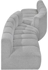 Arc - Boucle Fabric 4 Piece Sofa
