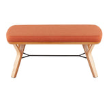 Folia - Mid-Century Modern Bench