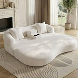 2 In 1 Convertible Sleeper Sofa Bed With Cup Holders